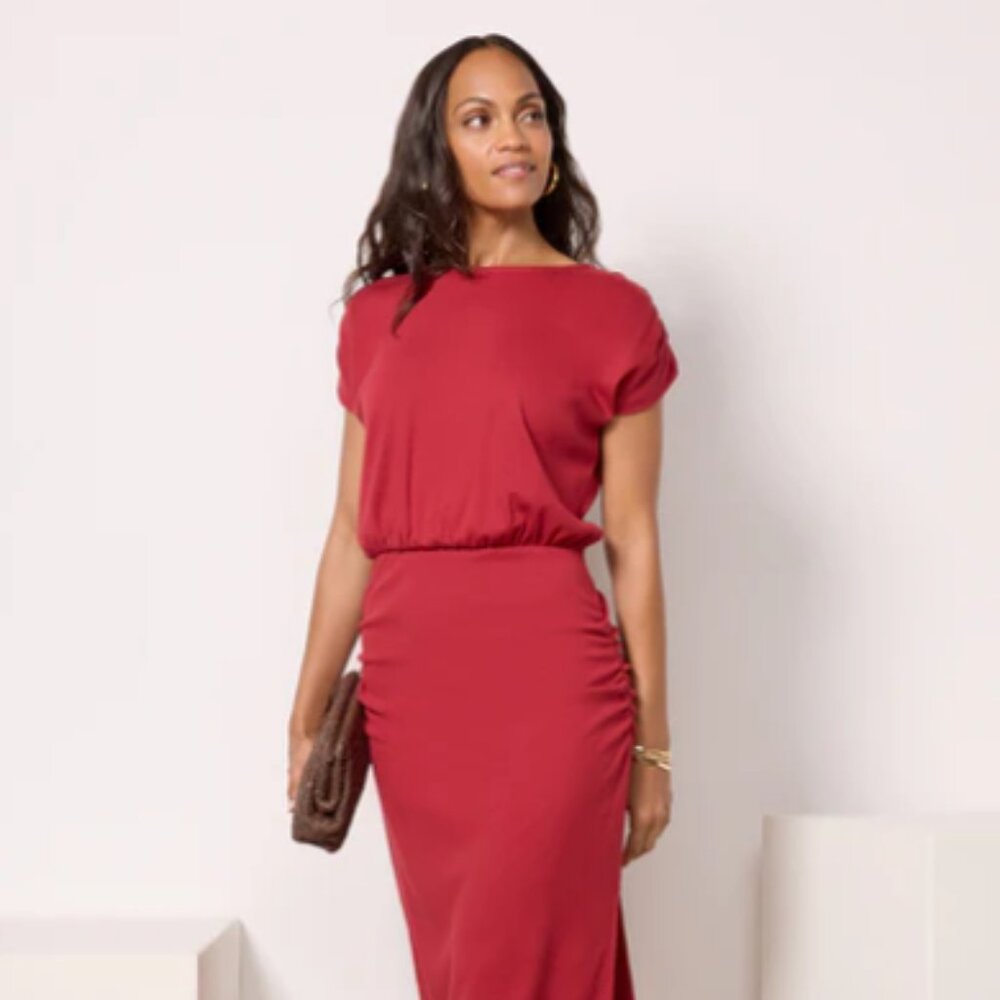 Evereve Hannah Midi Dress Michael Stars Size S